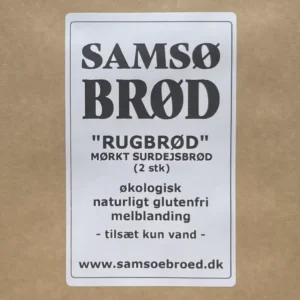 Mørkt Surdejsbrød, (2 stk.) 820g.
