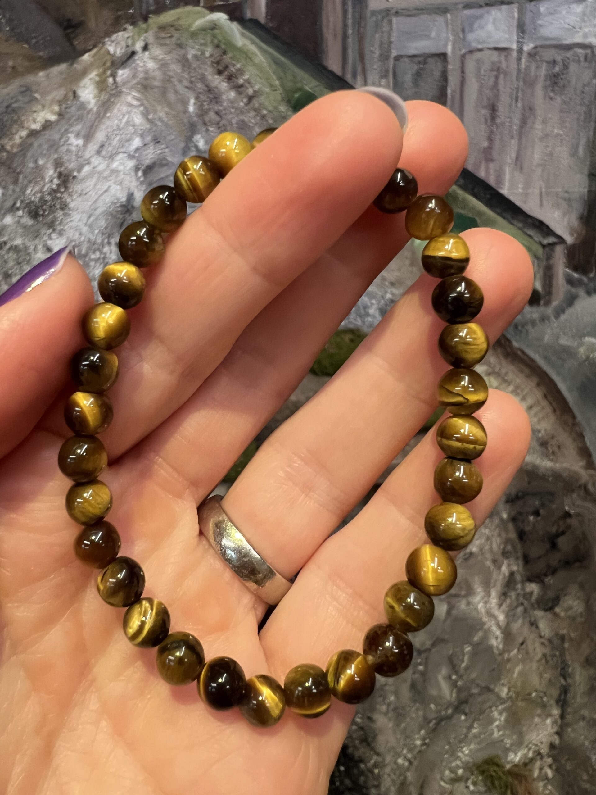 Tigerøje armbånd