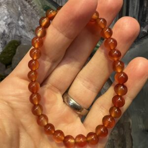 Karneol armbånd